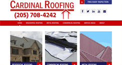 Desktop Screenshot of cardinal-roof.com